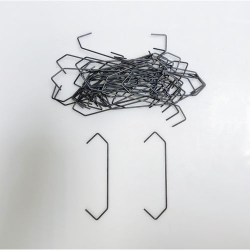 Mitoltpoci 50PCS Silver Powder Coating V-Hook V-Shaped Hook, 4 "Long .062 V-Shaped Leg Length Spring Steel (4 "Long .062 V-Shaped Leg Length 0.98 ")