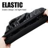 SZXMDKH Satin Bonnet Sleep Cap, 1 PCS Sleeping Head Cover for Curly Hair, Silk Hat Soft Night Cap with Wide Elastic Band for Women Girl Hair Protection (Black)