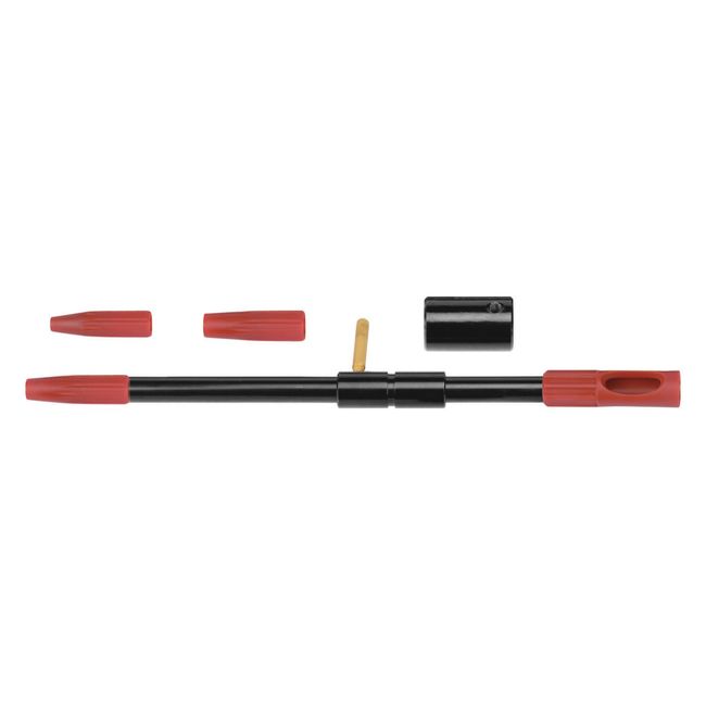 Tipton Universal Bore Guide with 3 Muzzle Guides for Cleaning Rod Alignment and Firearm Cleaning,red, black