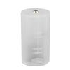 Futheda 8PCS AA to D Size Battery Adapter Case Conversion Universal Holder Switcher Converter Cases Box Transparent