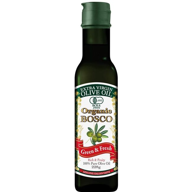 BOSCO Organic Extra Virgin Olive Oil, Made in Italy, 8.5 fl oz (250 ml)