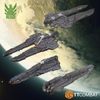 Dropfleet Commander TTCombat UCM Light Ships TTDFX-UCM-021