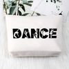 PLITI Dancer Makeup Bag Dance Teacher Cosmetic Bag Dance Teacher Gifts Dance Lover Gifts Dance Team Gift(one danceU)