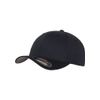 Flexfit Unisex Wooly Combed Baseball Cap, Dark Navy