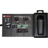 Fox 40 Rechargeable Electronic Whistle + Lanyard, Black