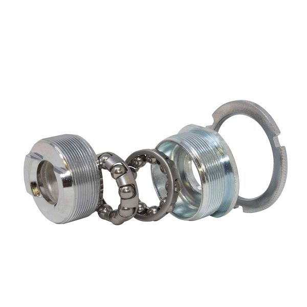 Fenix Bottom Bracket Cup Set for 3-Piece Cranksets, 68/73mm, (Chrome)