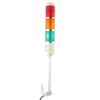 Sourcingmap Bulb Industrial Tower Lamp Stack Signal Light, DC 24V, 5W, Red/Yellow/Green