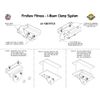 1000 LBS I-Beam Clamp - (Set at 5.25" Wide) - for Gymnastic Rings - Climbing Ropes - Heavy Bags - Multi-Fitness