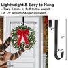 24" Prelit Christmas Wreath w/ Lights & Timer & Remote For Front Door Christmas
