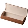 MIDI MIDI Glasses Case, Elegant Slim Hard Case (case-003), Braun