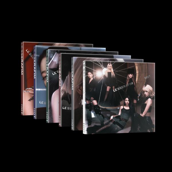 【6種セット】LE SSERAFIM 5th Mini Album 'HOT' (COMPACT ver.)