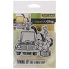 Penny Black Tune Up Slapstick/Cling Stamp