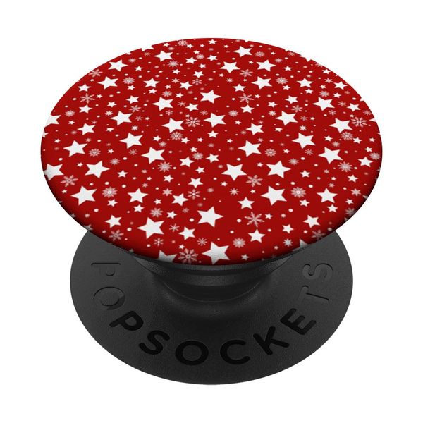 Christmas Stars and Snowflakes PopSockets Standard PopGrip
