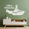 Yellow Submarine - Wall Art Decal Sticker [Light Grey]