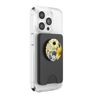 Vintage Flower and Butterfly Pattern on White PopSockets PopWallet for MagSafe