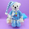 Bobby the Bedtime Bear Amigurumi Crochet Craft Kit