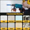 9 Pack Premium Diamond Drill Bit Set - Versatile Tools for Precise Drilling on Porcelain, Ceramic, Glass, Marble, and More