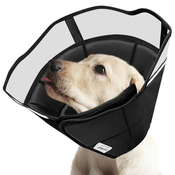 Soft Dog Cone for Dogs After Surgery, Breathable Pet Recovery Collar