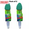 Pack of 2 Refillable sponge Scourer Dish Brush Dispenses Liquid Automatically