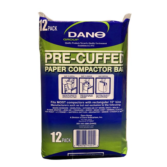 Dano Pre-Cuffed Compactor Bags