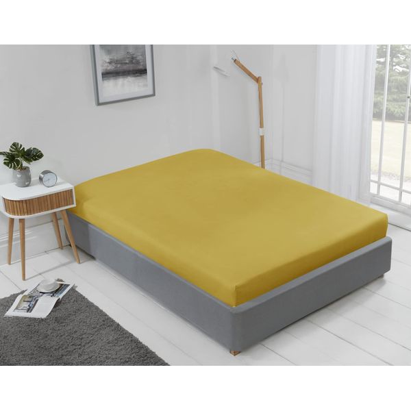 Emma Barclay Lyla Fitted Sheet in Ochre - King