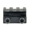 TACFUN 4PCS Flat TOP Half 1/2 INCH Mini Riser Block Mount 3 Slot Picatinny Rail