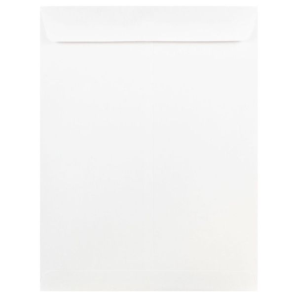 JAM PAPER 9 x 12 Open End Catalog Commercial Envelopes - White - 50/Pack
