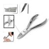 Spire Toenail Clippers Smooth Blade for Ingrown or Thick Toenails Scissor Remover Cutter Nipper, 4”