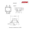 (50 Pack) MB10F ASEMI MBF-4 Package Surface Mount 1A 1000v Mini Bridge Rectifier Diode for LED..