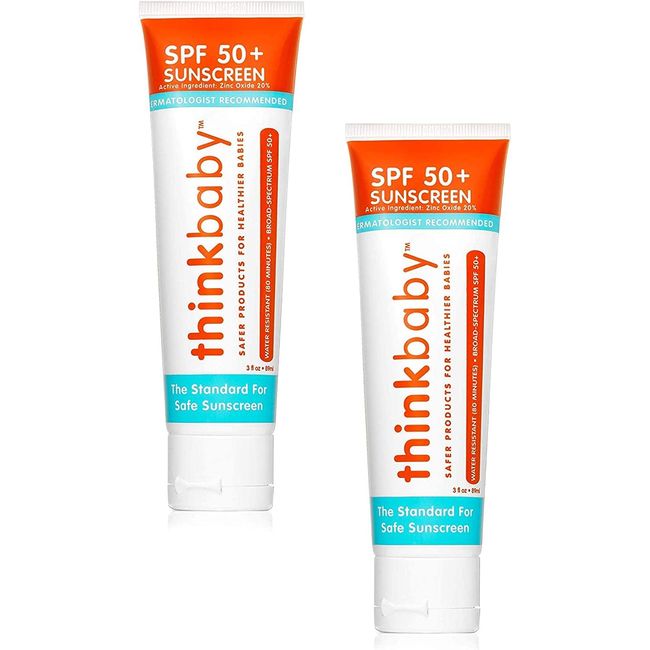 Thinkbaby Sunscreen SPF 50+ 3oz 88ml 2 Packs2