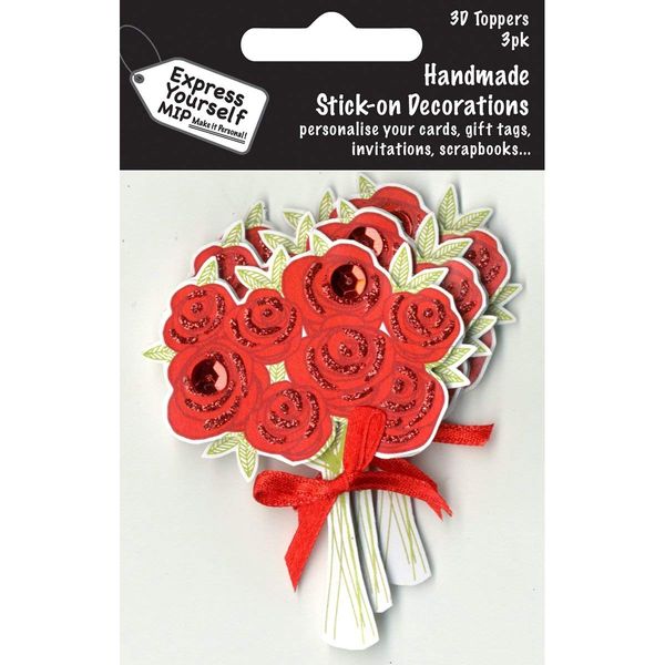 Express Yourself MIP 3D Stickers, Multi-Colour, 0.64 x 8.26 x 11.43 cm