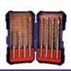 WORKPRO 8PCS SDS-plus Drill Bit Set SDS+ Rotary Hammer Drill Bit Set Carbide Tip