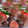 Dark Chocolate Covered Dried Strawberries by It's Delish, 5 Lbs