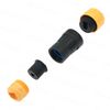 2 pcs RJ45 Round Waterproof dust-Proof sockets Connector IP65 Mount Ethernet Panel Connector.