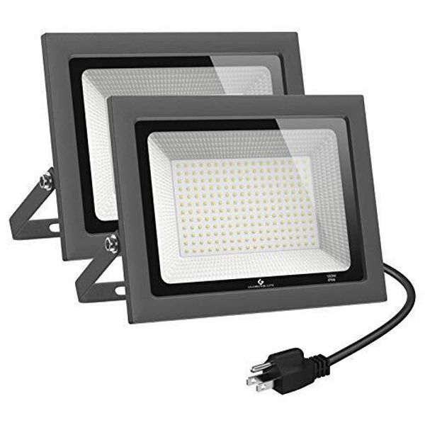 LED Flood Light Outdoor 2 Pack  50W LED Work Light 5000LM Bright 50.0 Watts