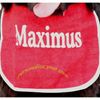 Personalized dog slobber bib - High quality waterproof material - super comfortable & adjustable neck strap