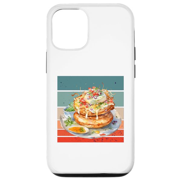 iPhone 15 Pro Gourmet Dish Delicious Stack Lango Dish Langosch Egg Topping Case