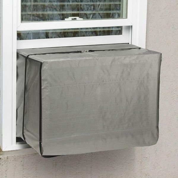 Outside Window Air Conditioner AC Winter Unit Cover 18 X 27 X 16-Inch, Gray