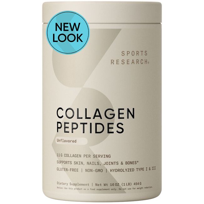 Collagen Peptides for Women & Men Hydrolyzed Type 1 & 3 Collagen Powder Protein