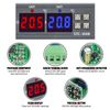 EVTSCAN Latest STC-3008 Dual Display Dual NTC Probe Sensor Digital Temperature Thermostat Controller (24V)