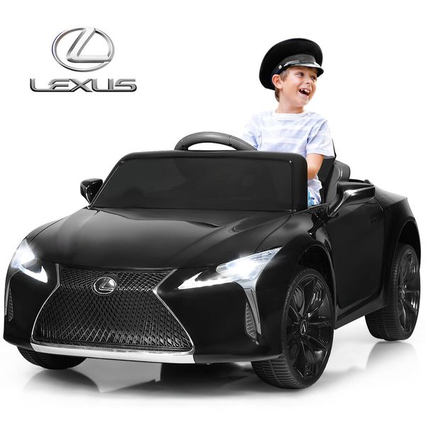 HoneyJoy 12V Kids Ride on Car Lexus LC500 Licensed Remote Electric Vehicle Black