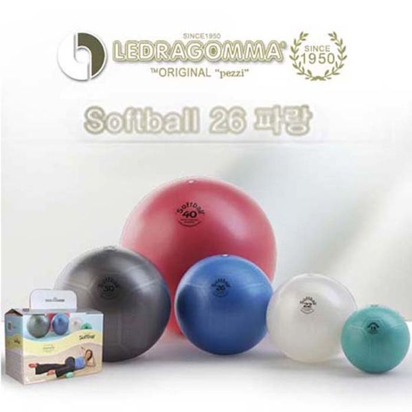 Red Lagomma Mini Gym Ball Maxcafe Softball 26, single item