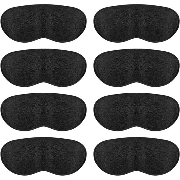 Shoe Blocking Heel Pad for Shoe Heel Protection Pads for Pakapaka Prevention, Adjustable Size, Includes Adhesive Stickers, Set of 4 Pairs (Black)