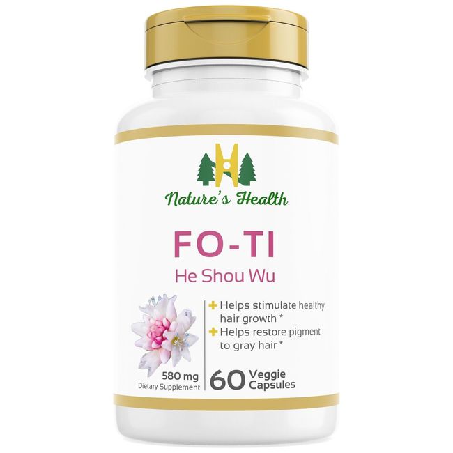 Fo-Ti Polygonum Multiflorum – Natural Hair Health Supplement – 60 Count