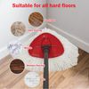 3 Pack Spin Mop Replacement Head Mop Refill Compatible with Ocedar Triangle Swivel Mops Microfiber Swivel Mop Refill,Deep Clean,Machine Washable and Easy to Replace