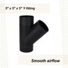 Woodriver Dust Connection 5" X 5" X 5" Y Fitting For Dust Collection System