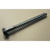 Zinc Hex Head Lag Screw 9/16 Hex Size 3/8 Thread x 4.0" Length, 25 pcs