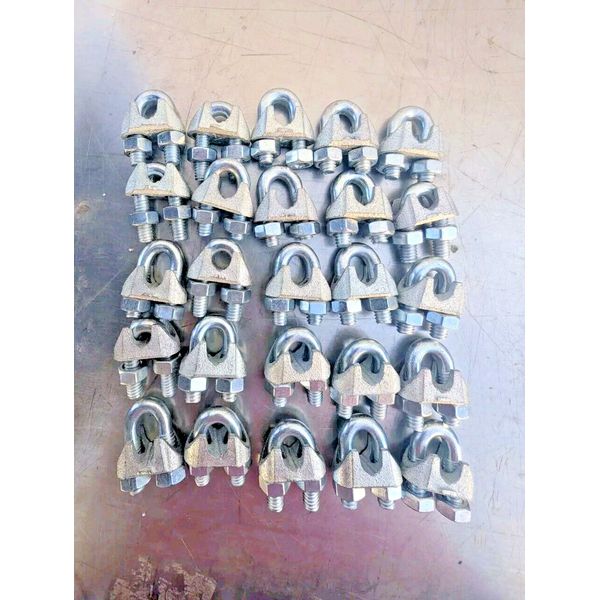 25 ~ Cable Clamp 1/4" Galvanized