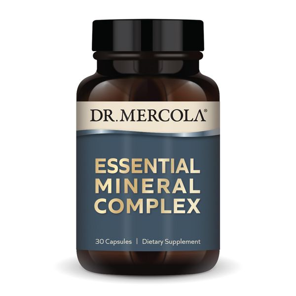 Dr. Mercola Essential Mineral Complex, 30 Servings (30 Capsules), Dietary Supplement, Supports Healthy Immune Function, Non-GMO