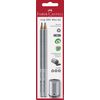 FABER-CASTELL 183797 - 2er Set Bleistifte Grip 2001 & Mini Spitzer, silver